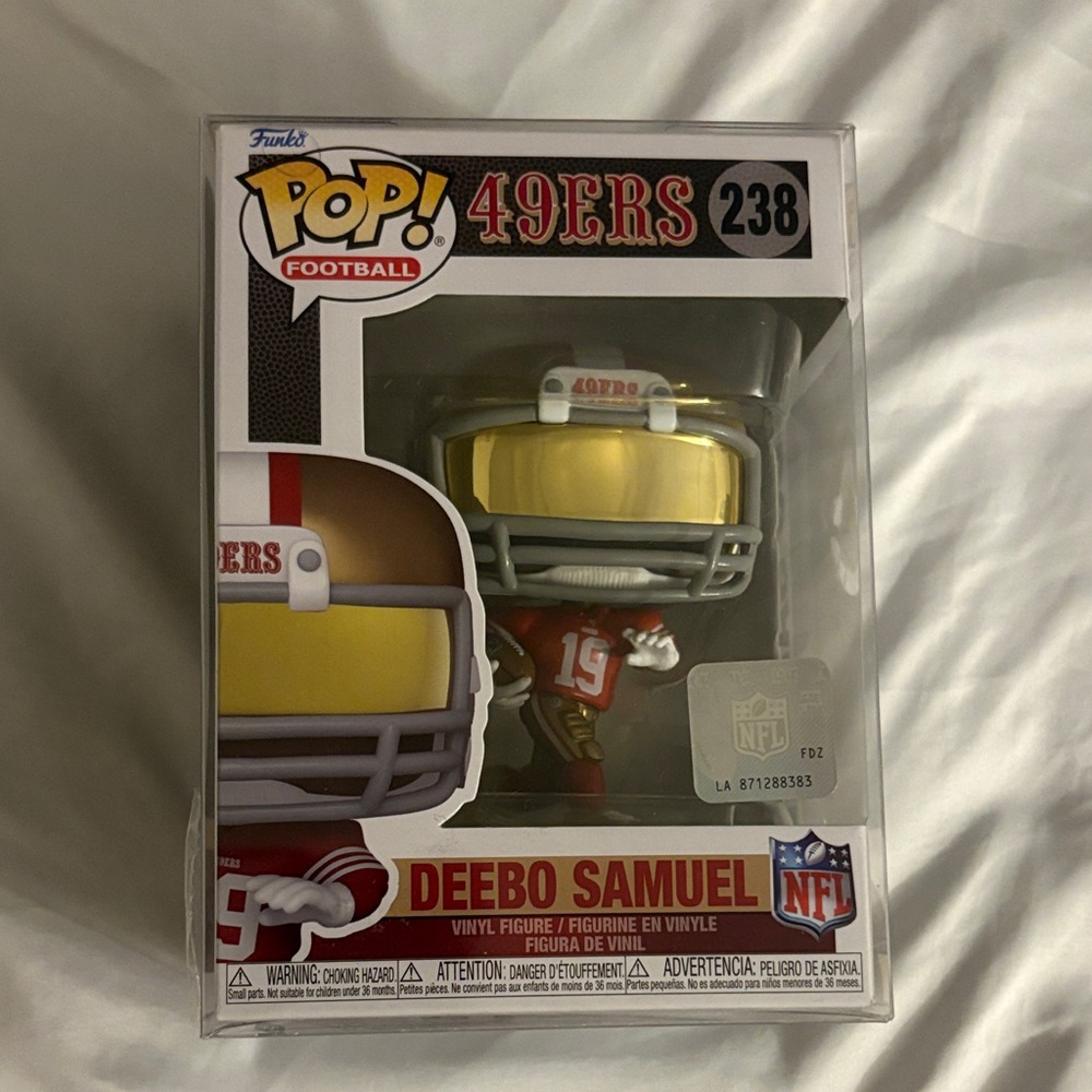 Funko Pop! Football Deebo Samuel - Red & Gold Helmet